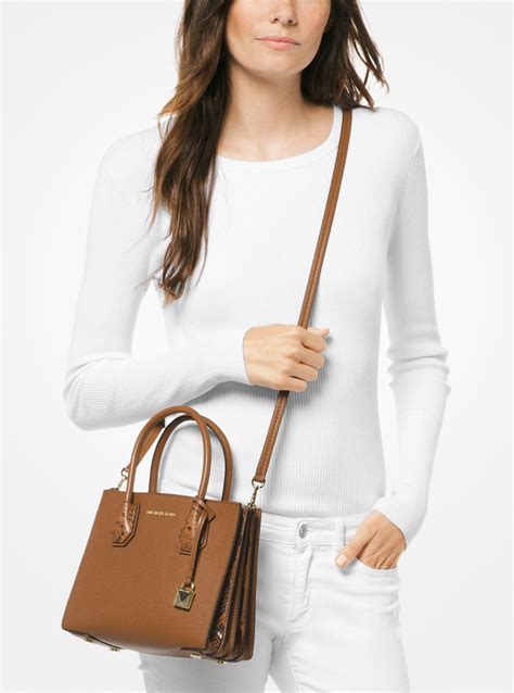 michael kors handbags pebble leather|michael kors leather crossbody bag.